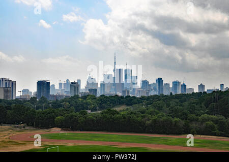 Autour de Canada - Toronto Skyline - Don Valley Park Banque D'Images