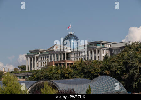 Palais présidentiel à Tbilissi, Géorgie Banque D'Images