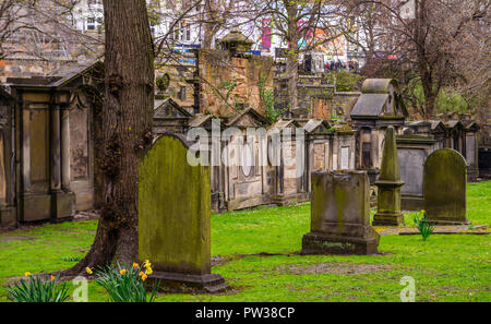 Cimetière de Greyfriars, Édimbourg, Écosse, Royaume-Uni Banque D'Images