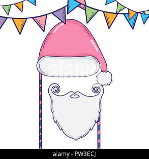 Stand de Noël Accessoires dessins animés Illustration de Vecteur