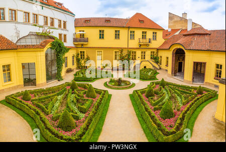 Jardin Vrtba zahrada Vrtbovska ou dans la vieille ville de Prague en République Tchèque Banque D'Images