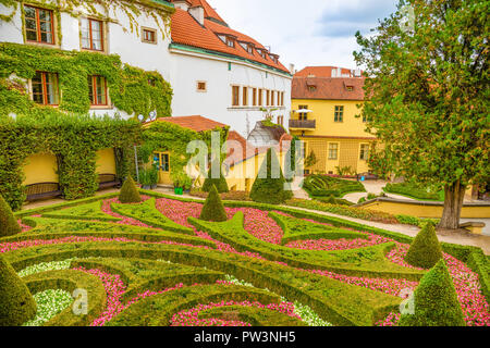 Jardin Vrtba zahrada Vrtbovska ou dans la vieille ville de Prague en République Tchèque Banque D'Images