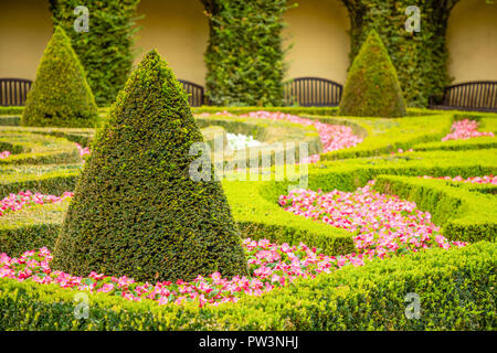 Jardin Vrtba zahrada Vrtbovska ou dans la vieille ville de Prague en République Tchèque Banque D'Images