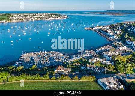 Instow et l'estuaire en face de Torridge, Appledore Devon, Royaume-Uni Banque D'Images