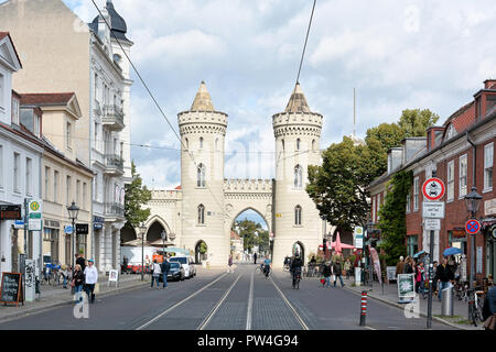 Porte de Nauen à Potsdam Banque D'Images