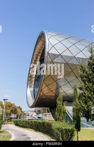 Acier moderne salle de concert et d'exposition studio à Tbilissi, Géorgie Banque D'Images