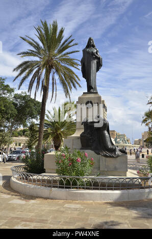 Le monument aux morts dans la banlieue de La Valette à Malte Floriana Banque D'Images