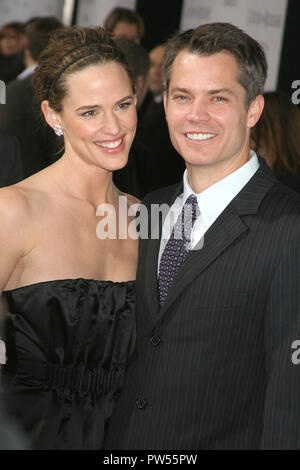 Jennifer Garner, Timothy Olyphant 01/22/07 @ La capture et remise à l'Egyptian Theater, Hollywood photo de Jun Matsuda/HNW / PictureLux 33683 Numéro de référence de dossier 476HNWPLX Banque D'Images