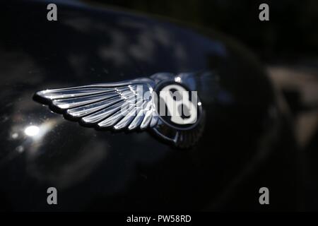 Bentley Continental GT au Château de Neuville à Gambais (78) - France. Banque D'Images