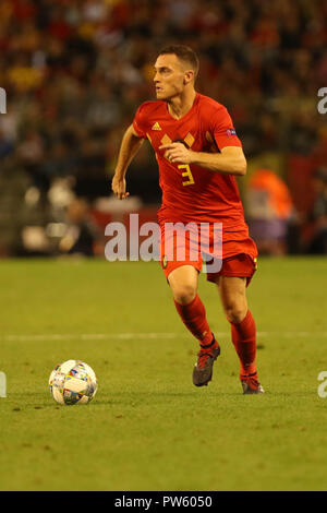 Bruxelles, Belgique. 12 octobre, 2018. Thomas Vermaelen (Belgique) au cours de l'UEFA Ligue des Nations Unies, de la Ligue A, groupe 2 match de football entre la Belgique et la Suisse le 12 octobre 2018 au stade Roi Baudouin à Bruxelles, Belgique - Photo Laurent Lairys / DPPI Crédit : Laurent Locevaphotos Lairys/agence/Alamy Live News Banque D'Images