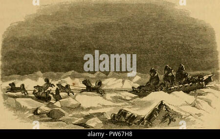 'Recherches et la vie parmi les Esquimaux ;' (1865) Banque D'Images