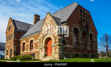 Un ancien palais de justice dans l'Île du Prince Édouard, Canada Banque D'Images
