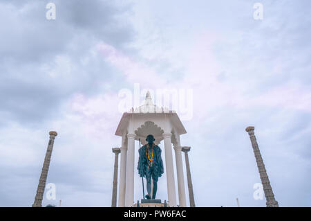 Mahatma Gandhi Memorial à Pondichéry Banque D'Images