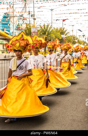 Des séances de pratique,Aliwan Manille Philippines Fiesta Banque D'Images