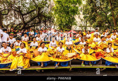 Des séances de pratique,Aliwan Manille Philippines Fiesta Banque D'Images