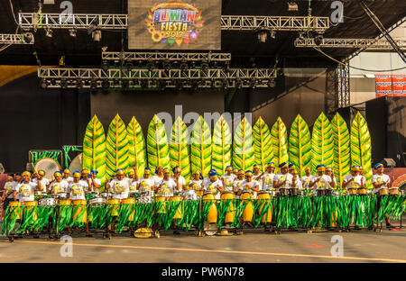 Des séances de pratique,Aliwan Manille Philippines Fiesta Banque D'Images