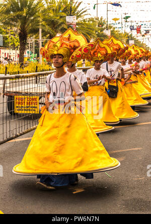 Des séances de pratique,Aliwan Manille Philippines Fiesta Banque D'Images