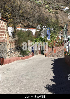 Artenara, Gran Canaria, Espagne - 25, décembre 2017. Avis sur Musée de la culture en Artenara Village, Gran Canari, Espagne Banque D'Images