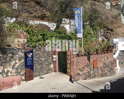 Artenara, Gran Canaria, Espagne - 25 Décembre, 2017. Culture Museum en Artenara village Banque D'Images