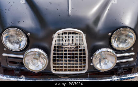 SAAB 96 une voiture de rallye suédois classique Banque D'Images