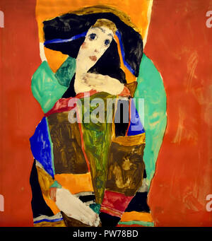Wally Neuzil - Portrait féminin 1912 Egon Schiele (1890 - 1918), l'Autriche l'Autriche Banque D'Images