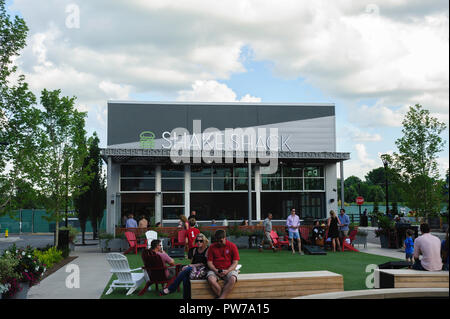 Shake Shack au sommet à la Ferme Fritz à Lexington Kentucky Banque D'Images