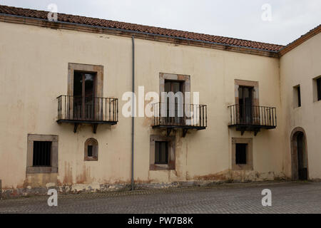 Monastère cistercien de Santa María la Real de Valdediós Banque D'Images