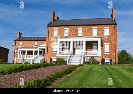 Greeneville, TN, USA-10-2-18 : l'Dickson-Williams Mansion a été construit en style fédéral en 1821. Banque D'Images