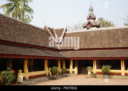 Vat Si Saket, Wat Si Saket, Wat Satasahatsaham, Vientiane, Laos, Asie Banque D'Images