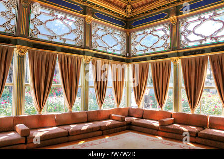 Le Palais de Topkapi, est un grand musée fantastique et à Istanbul, Turquie. Banque D'Images