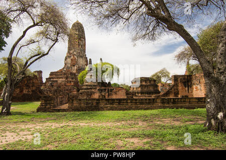 Wat Phra Ram à Ayutthaya, Thaïlande Banque D'Images