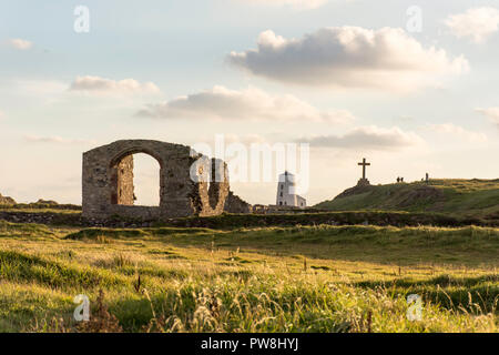 Ynys llanddwyn, Anglesey, au nord du Pays de Galles Banque D'Images