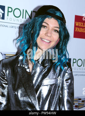 Los Angeles, CA - le 13 octobre : Jessie Paege assiste à la Fondation Point rend hommage à Los Angeles le 13 octobre 2018, 2018 au Beverly Hilton Hotel à Beverly Hills, Californie. Photo de Barry King/Alamy Live News Banque D'Images