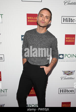 Beverly Hills, CA, États-Unis. 13 octobre 2018. 13 octobre 2018- Beverly Hills, Californie - Thomas Dekker, point Foundation, rend hommage au Gala Los Angeles 2018 organisé à l'hôtel Beverly Hilton. Crédit photo : Faye Sadou/Admedia Banque D'Images