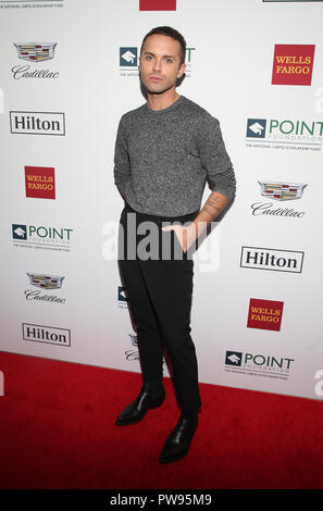 Beverly Hills, CA, États-Unis. 13 octobre 2018. 13 octobre 2018- Beverly Hills, Californie - Thomas Dekker, point Foundation, rend hommage au Gala Los Angeles 2018 organisé à l'hôtel Beverly Hilton. Crédit photo : Faye Sadou/Admedia Banque D'Images