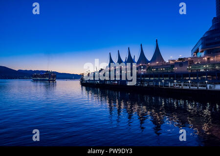 Terminal de croisière Canada Place, Vancouver, British Columbia, Canada Banque D'Images