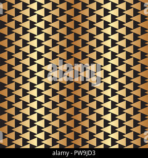 Motif triangle Art déco sans couture Banque D'Images