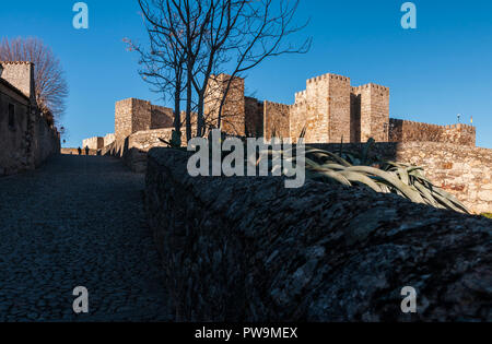 Castillo de Trujillo. Cáceres. L'Estrémadure. España. Banque D'Images