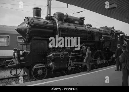 Locomotive classique hongrois Banque D'Images