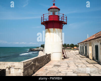 Phare du Fort de São Sebastião, São Tomé ville Banque D'Images