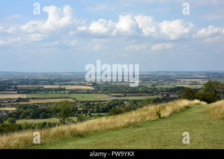 Argent - Chiltern Hills - vue panoramique de Whiteleaf Hill Banque D'Images