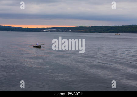 Le lac Cayuga, Ithaca, New York, USA, 14 juin, 2013. Banque D'Images