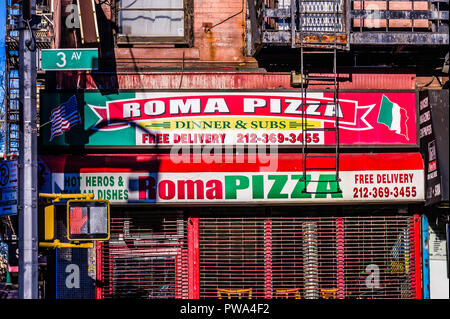 Roma Pizza   Manhattan New York, New York, USA Banque D'Images