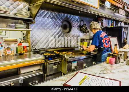 Kathy's Diner - Northampton, Massachusetts, USA Banque D'Images