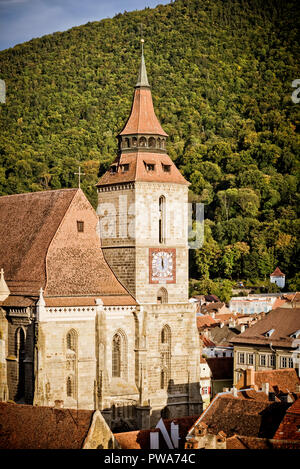 L'église noire de Brasov, Roumanie - Biserica Neagra, Brasov, Roumanie Banque D'Images