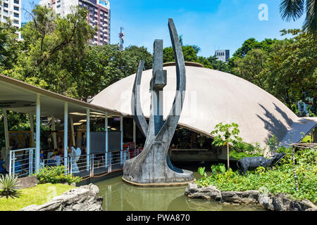 Saint Nino de Paz Eglise Catholique, Greenbelt, Ayala Center, Greenbelt, Manille, Philippines Banque D'Images