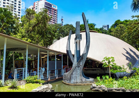 Saint Nino de Paz Eglise Catholique, Greenbelt, Ayala Center, Greenbelt, Manille, Philippines Banque D'Images