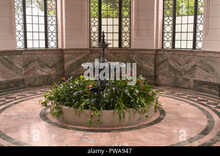 Fontaine en Casa Lomas Banque D'Images