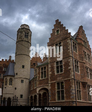 L'église cathédrale Saint-Bavon à Gand, Belgique, Europe Banque D'Images