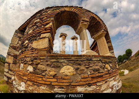 Temple d'Artemis,sardes salihli, Manisa, Turquie Banque D'Images